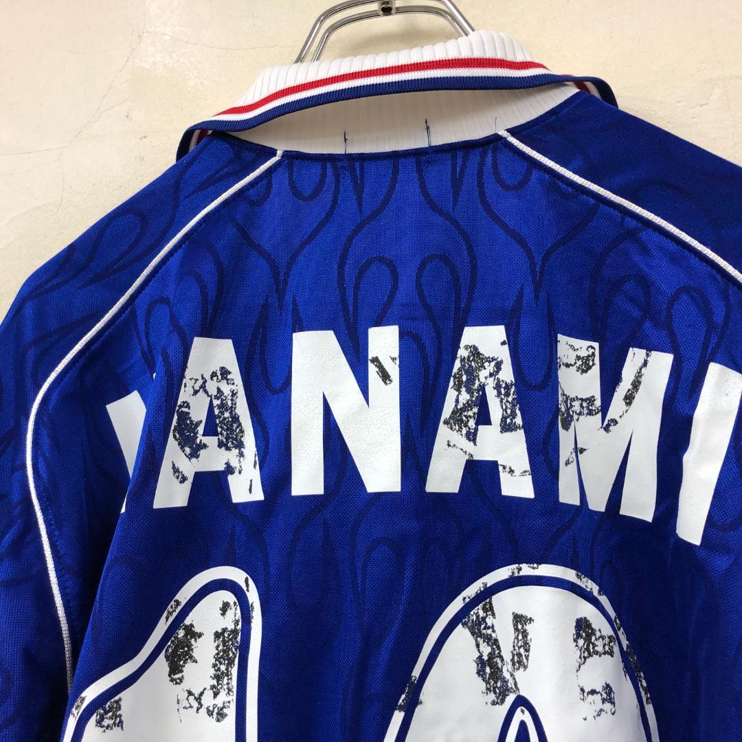 98年 フランスW杯 日本代表 名波浩 ユニフォーム asics ファイヤー