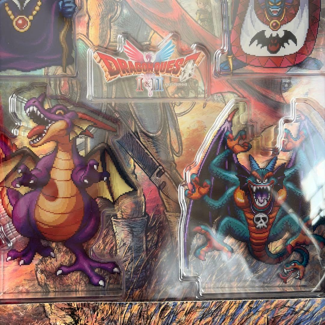 ドラゴンクエストI＆IIキャラクター＆モンスターアクリルブロック2ソフト付き