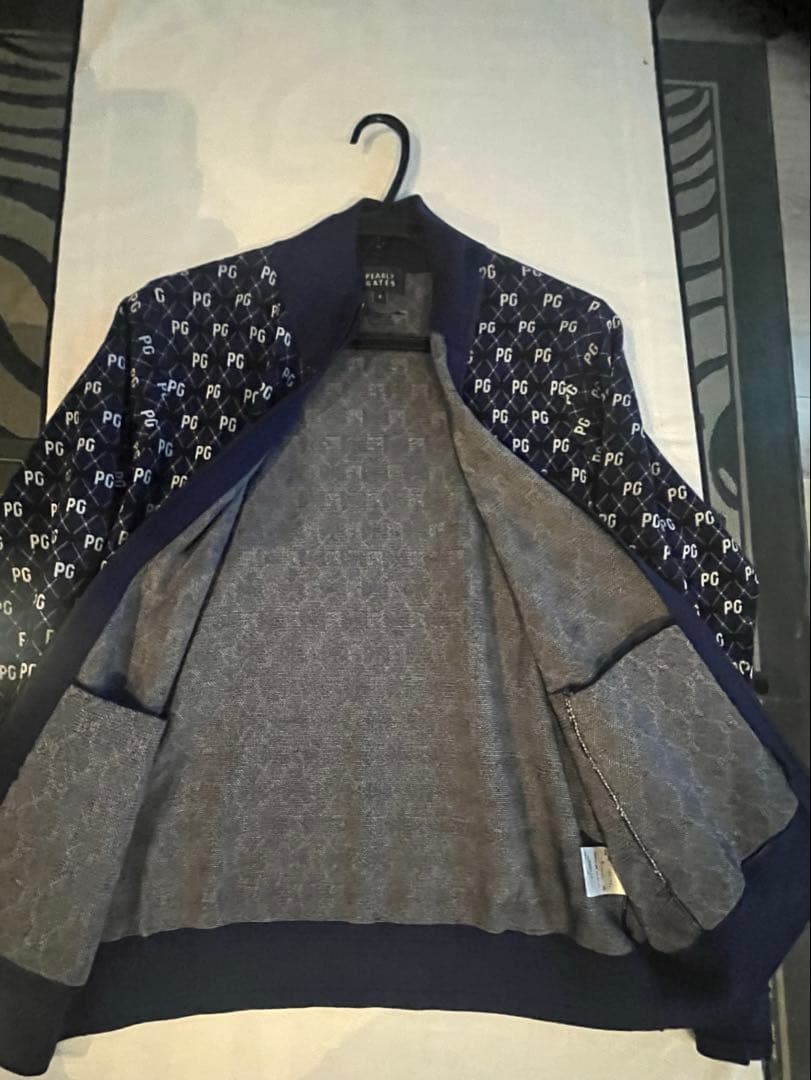 パーリーゲイツ　ジップアップニットブルゾン
