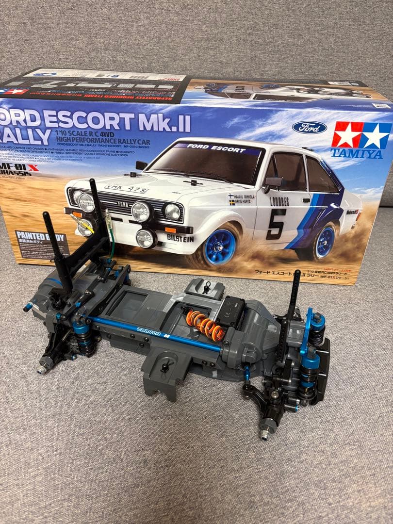 タミヤ　MF01X フォード エスコート Mk.Ⅱラリー オプション多数　未走行