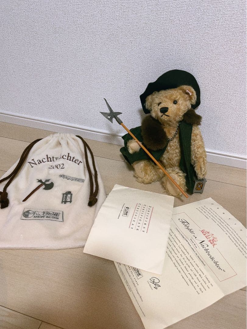 テディベア シュタイフ Steiff ナイトウォッチャー 夜警