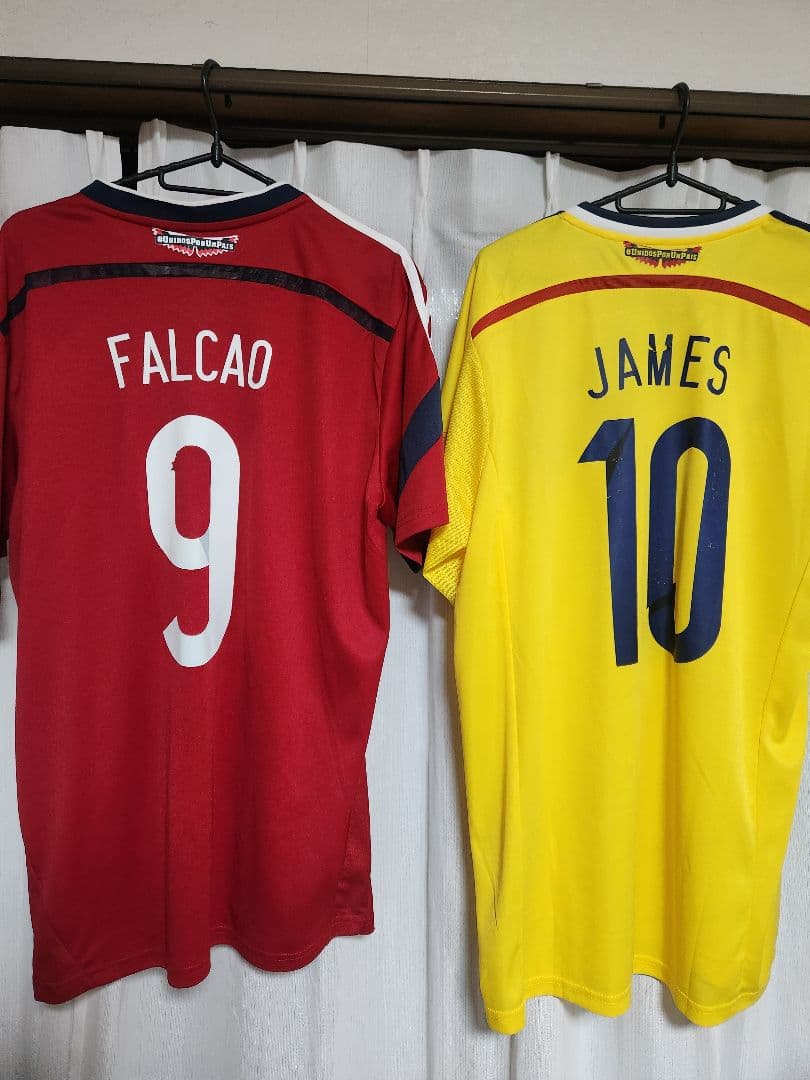 コロンビア代表　ユニフォーム　ホーム　アウェイ　セット