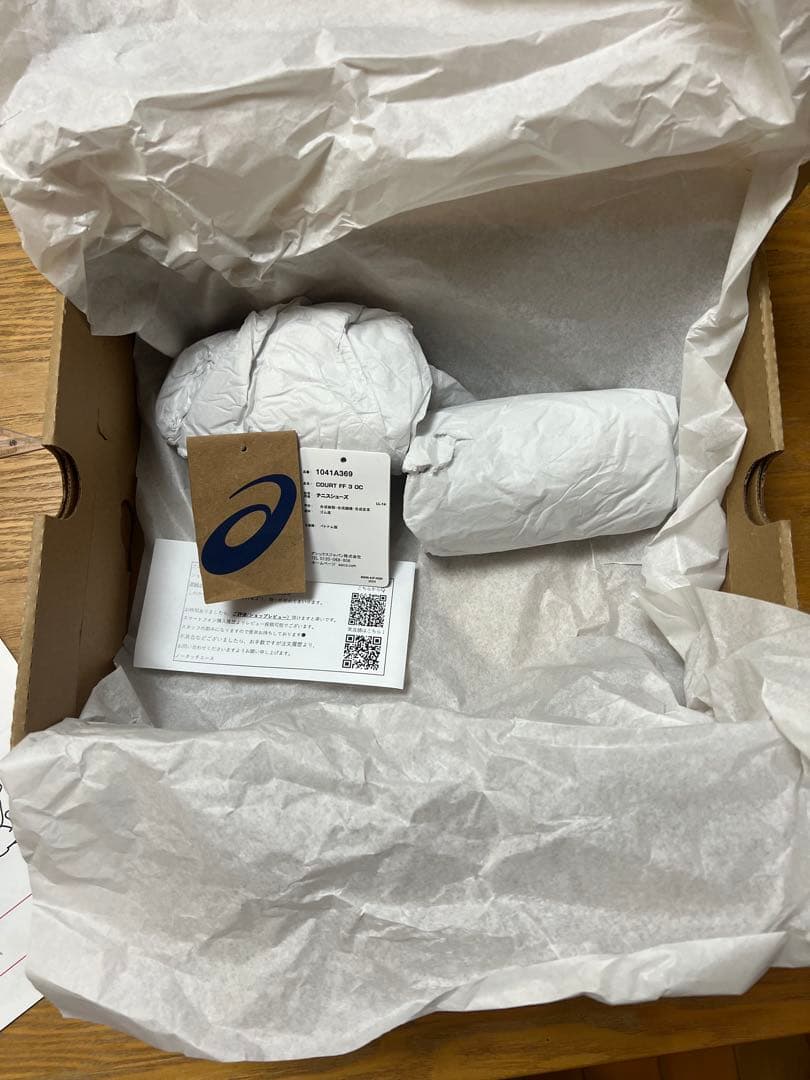 超美品　ASICS COURT FF 3 OC コートFF3 オムニクレー