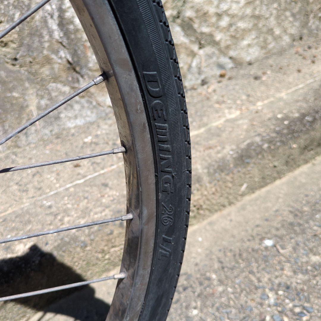 もう終了　パナソニック26インチ　ママチャリ　リヤキャリア25kg(クラス25)