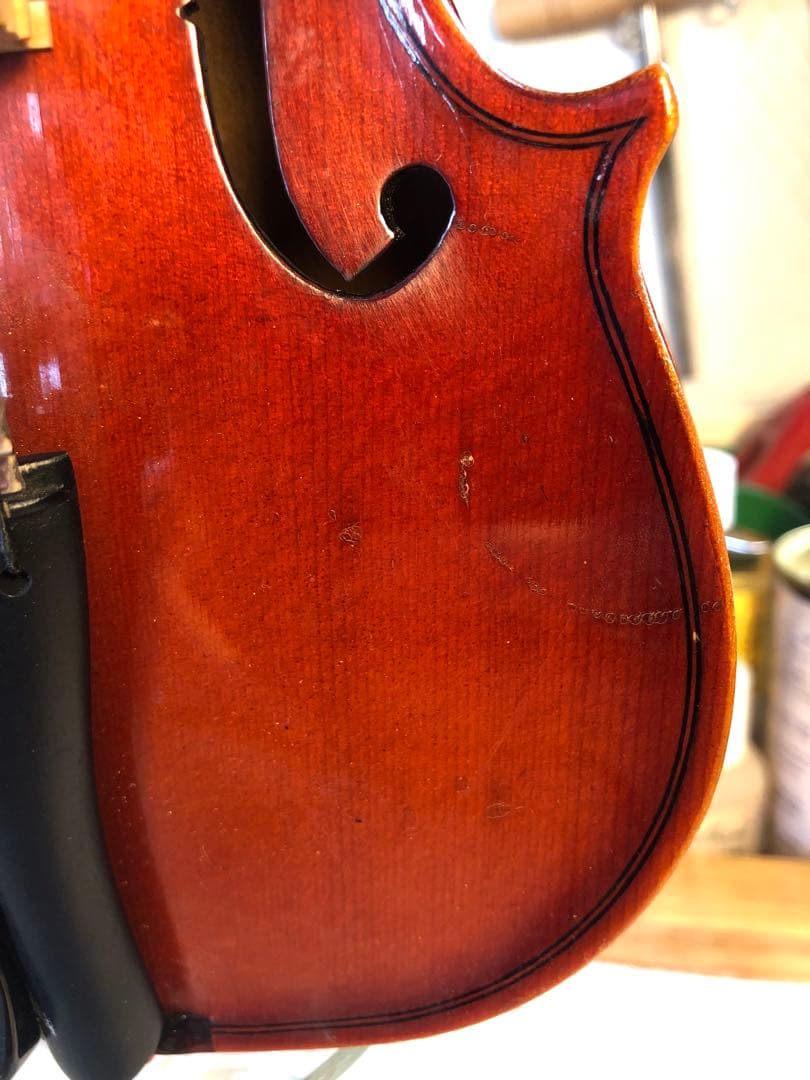 【駒&魂柱調整済】Suzuki分数バイオリンNo200 1/8 1980