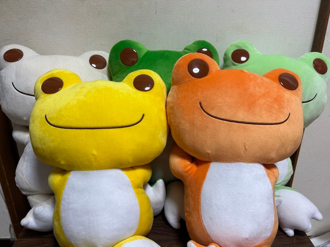 かえるのピクルス　もちもちおひるねBIGぬいぐるみ　コンプ　セット