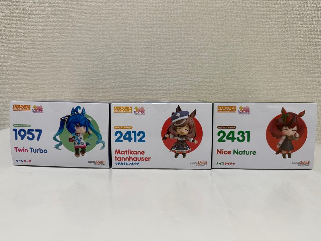 未開封 ねんどろいど ウマ娘 ツインターボ マチカネタンホイザ ナイスネイチャ