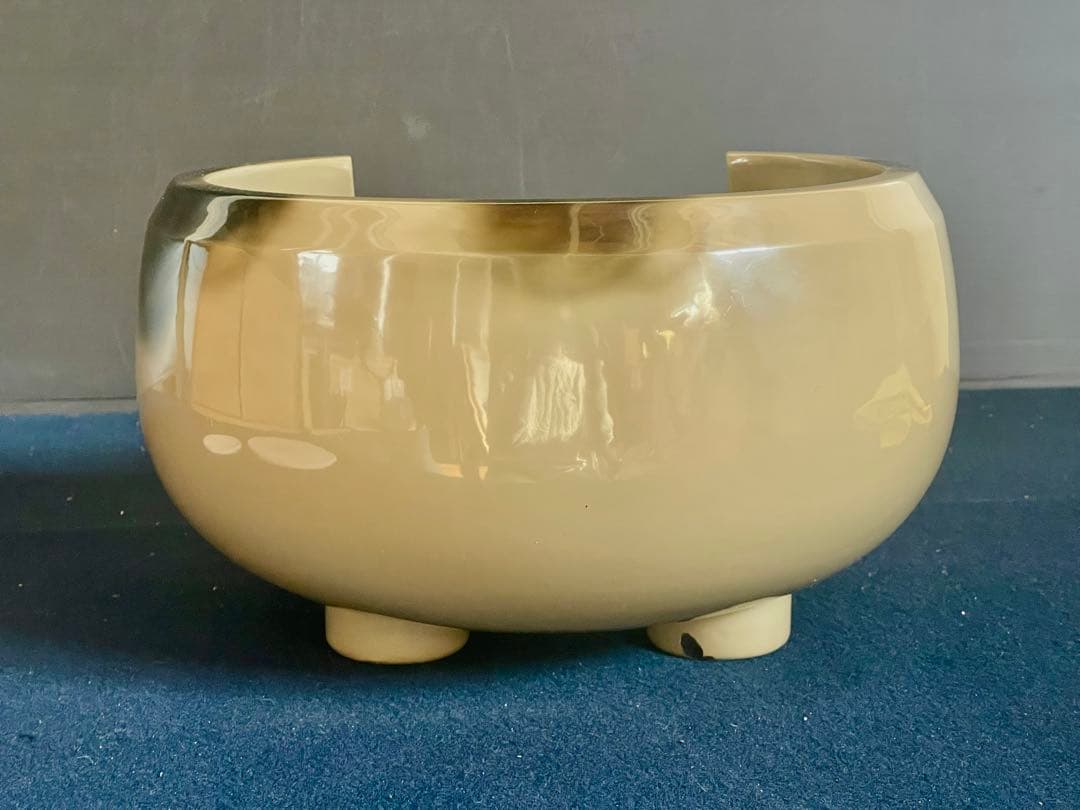 割引‼️「祖」 雲華焼 道安風炉 崇雲作 底瓦 前瓦 尺二寸 茶道具（1030あ）