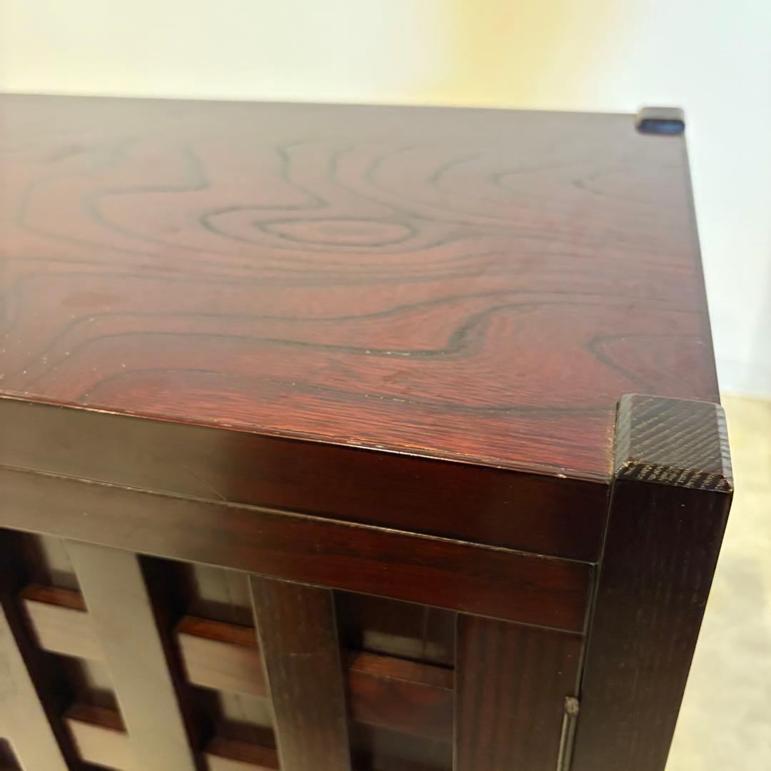 からくり箪笥　民芸家具　収納棚　チェスト　和棚　ローボード