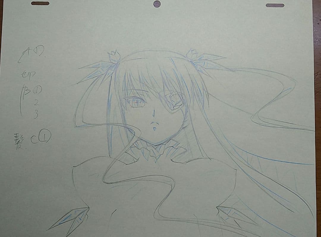 ローゼンメイデン　薔薇水晶　直筆原画