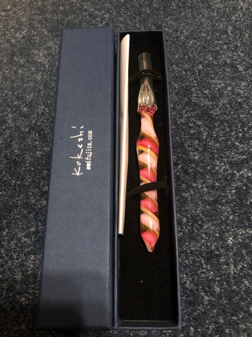 kokeshi ガラスペンLollipop Short さくら