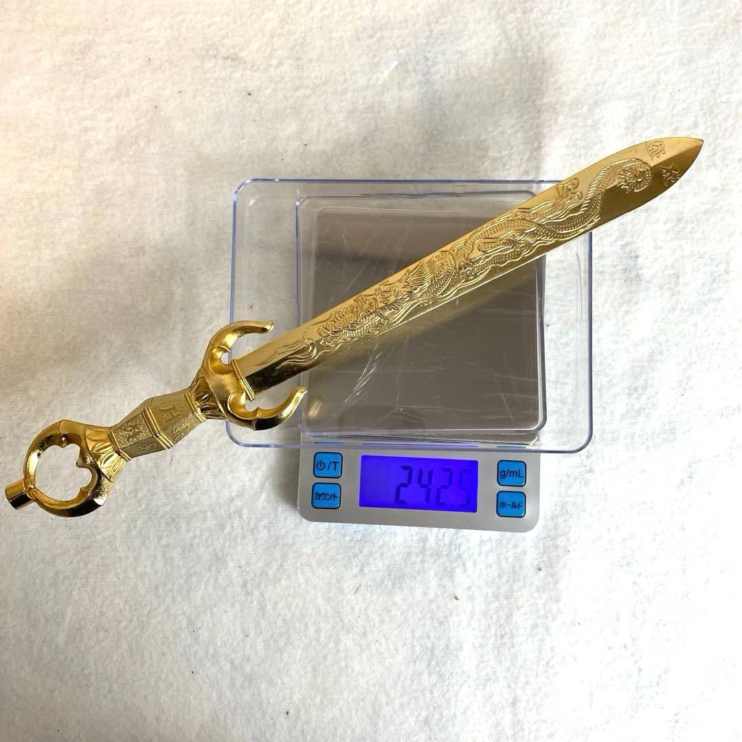 密教法具 三鈷剣 不動明王 倶利伽羅剣 仏具 希少