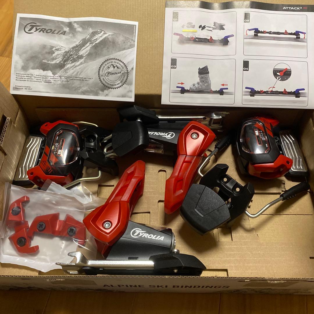 TYROLIA ATTACK² 11 GW RED ブレーキ90mm 新品