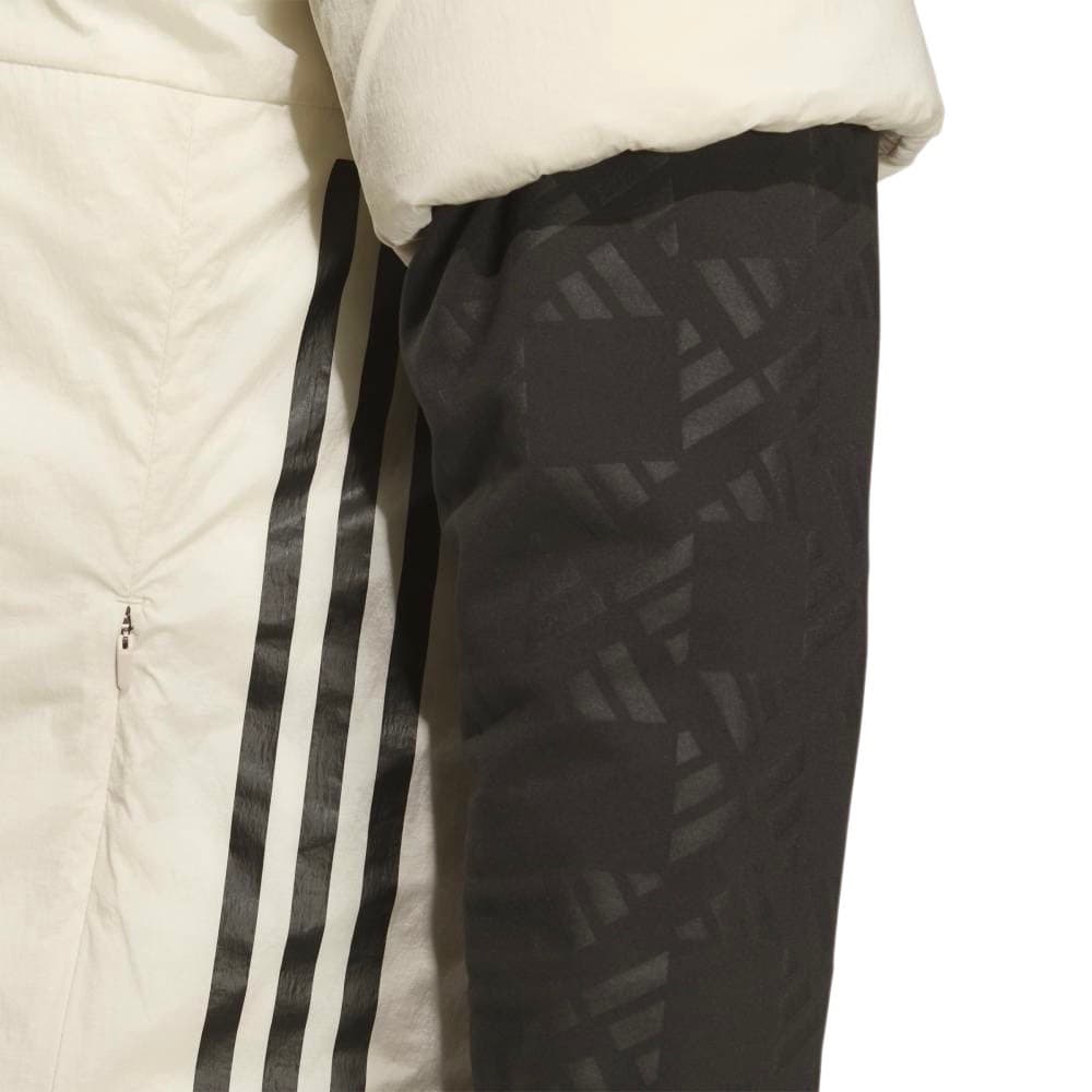 【L】秋冬 アディダス ゴルフ 保温 撥水 ハイネック 半袖ダウンジャケット