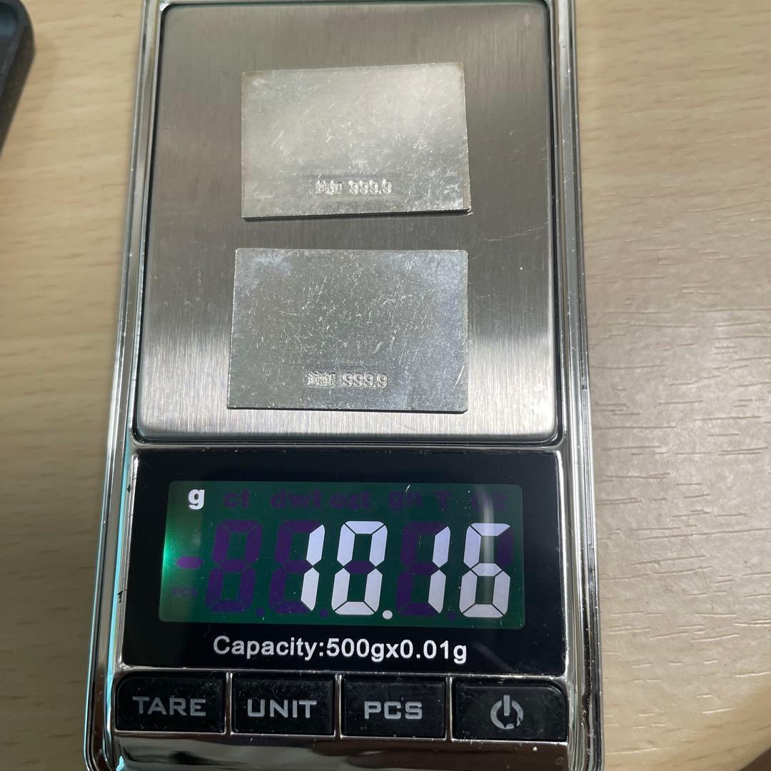 純銀 レリーフ ミニ 波の浮世絵 10.16g