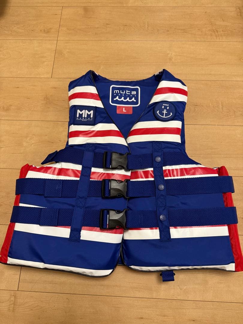 muta marineストライプライフジャケット Lサイズ