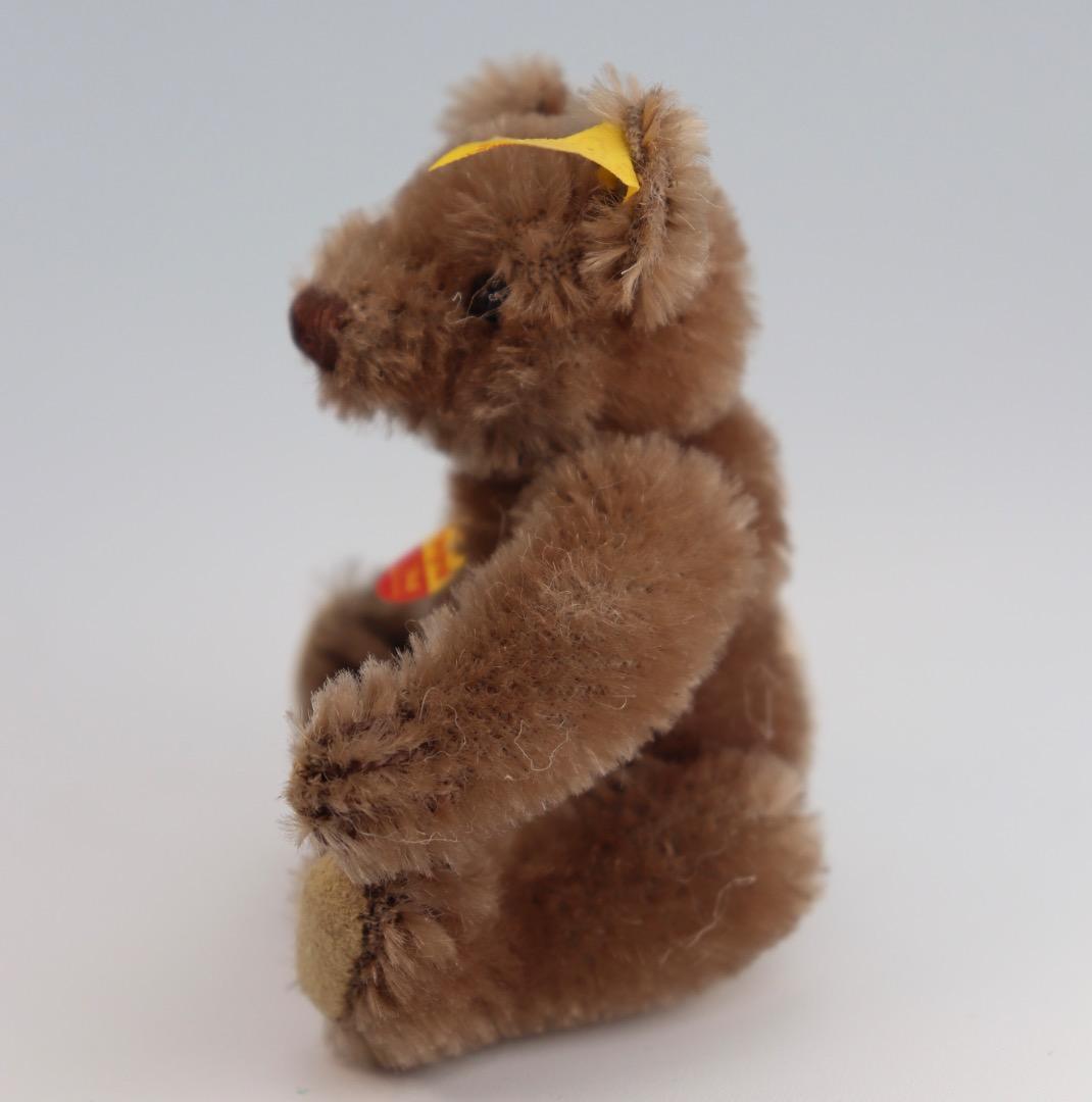 Steiff テディベア ブラウン1909年レプリカ・テディ黄色タグ9cm D