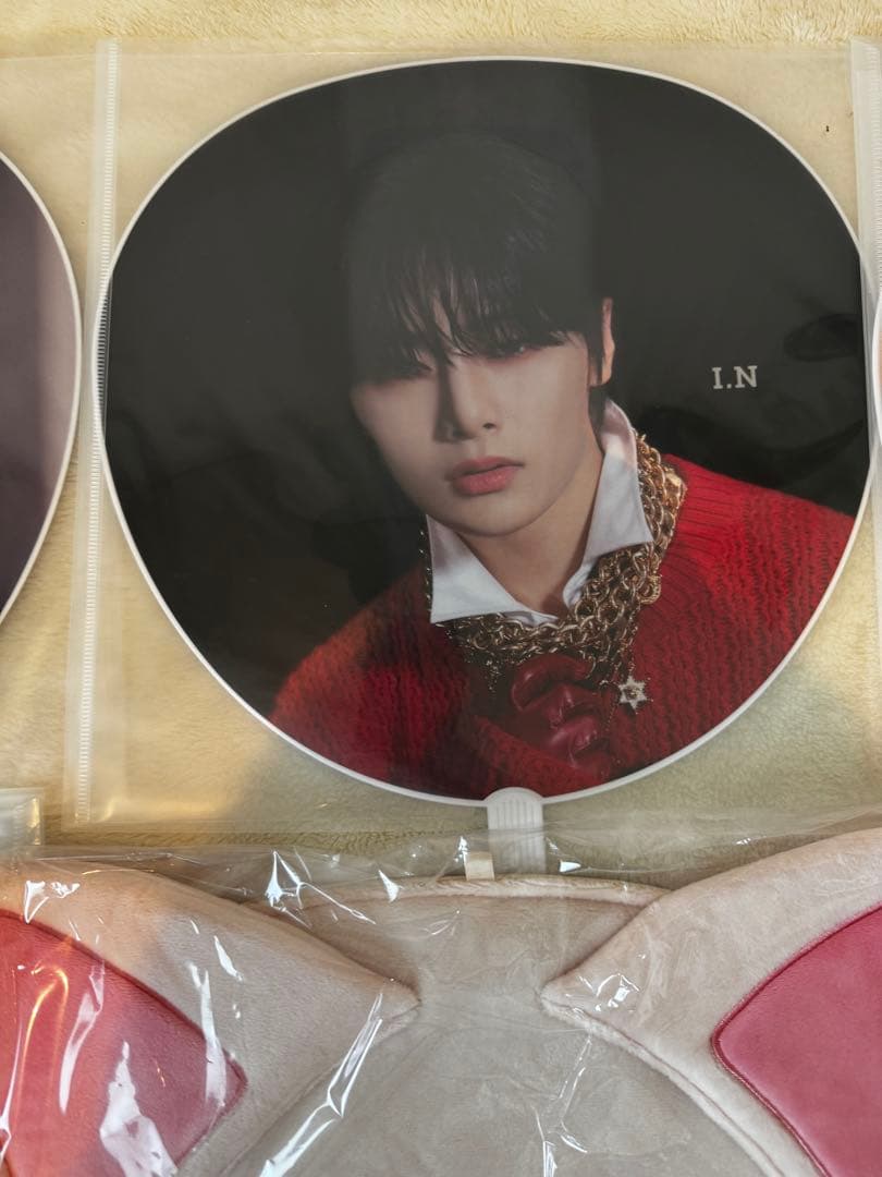 stray kids スキズ 5-STAR I.N アイエン　うちわ　ネックレス