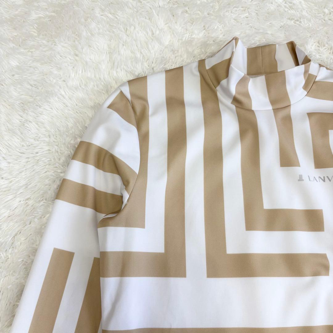 24SS ランバンスポール　モノグラムプリント長袖シャツ