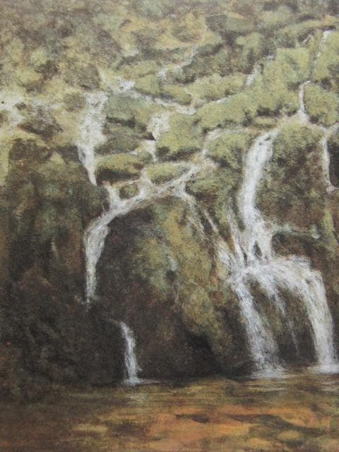 澤野文臣、【渓】、希少な額装用画集より、新品額装付、状態良好