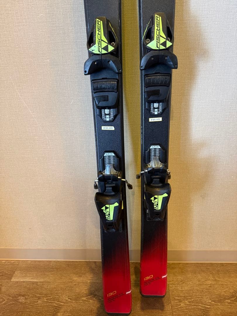 Fischer CURV RC4 スキー 赤/黒/黄 メンテナンス済み