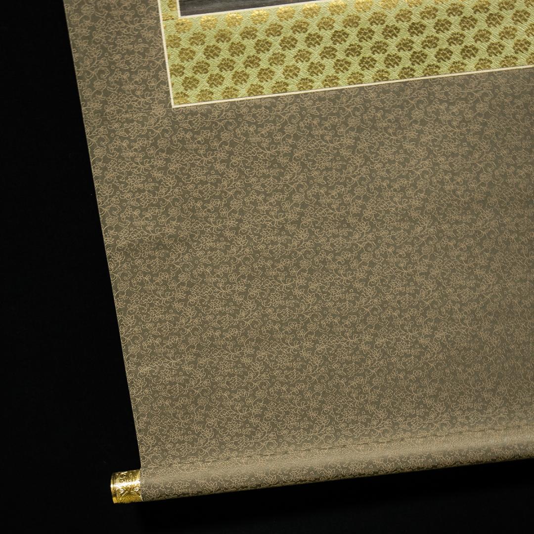 掛軸-1614　重要文化財　熊皮御影　親鸞聖人影像　印刷工芸作品　奈良国立博物館