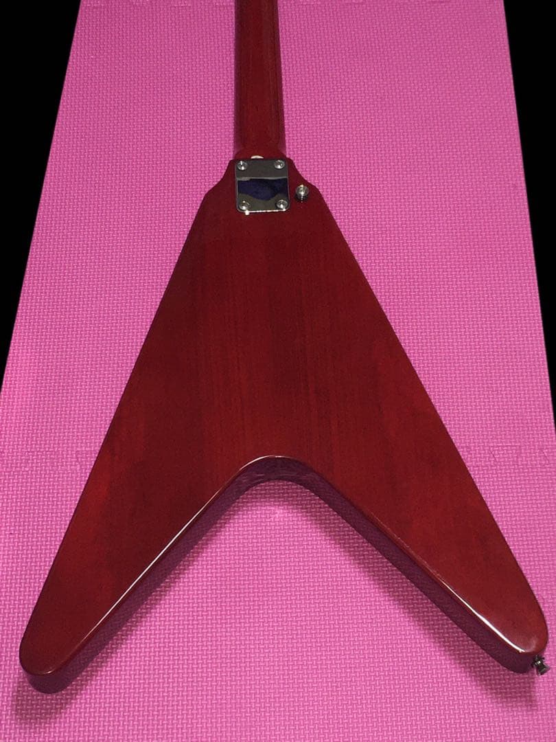 フライングV 木目 エレキギター Photogenic Flying V 美品