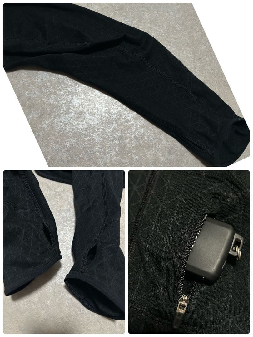 希少 ナイキランニング 幾何学模様 リフレクターロゴ ハーフジップ ジャケット