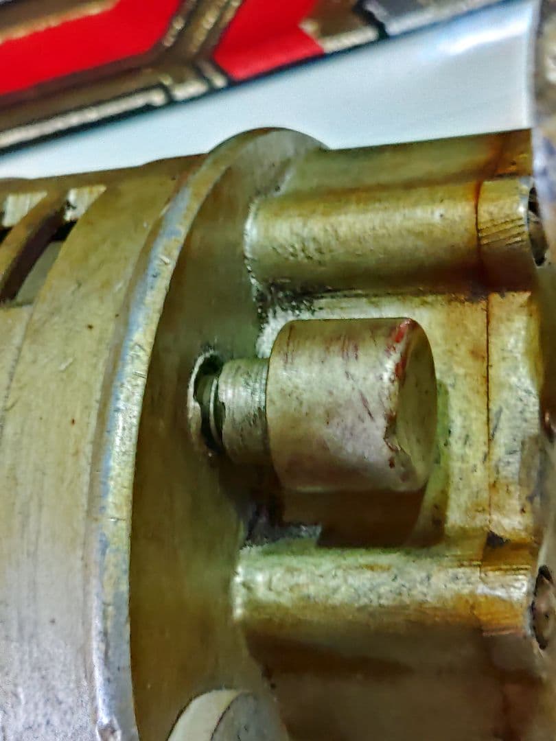 手動サイレン　手動ハンドル回転式サイレン　昭和レトロ　赤尾保商店製　名盤付　可動