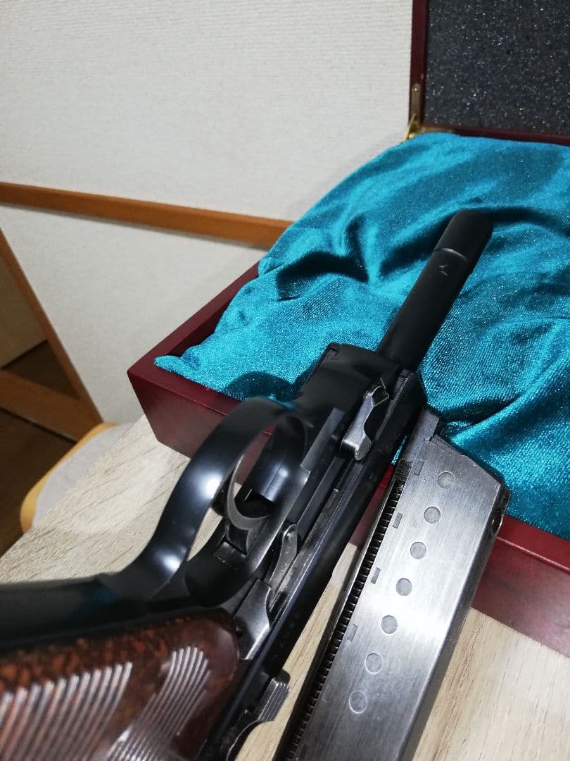 明日終了⭐マルゼン ワルサーP38 ガスブロカスタム⭐銃ケース付