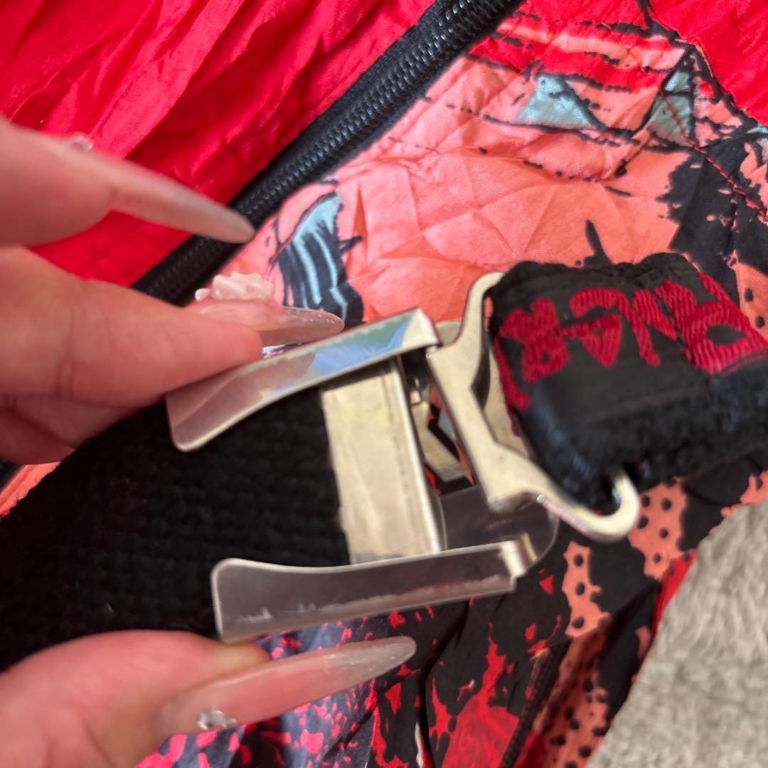 machine スキーウェア つなぎ 90s 総柄 派手 レトロ S〜M