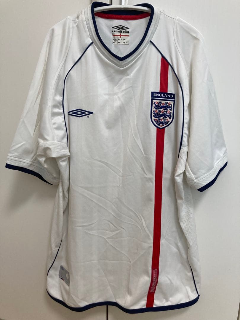サッカーイングランド代表ユニフォーム　希少