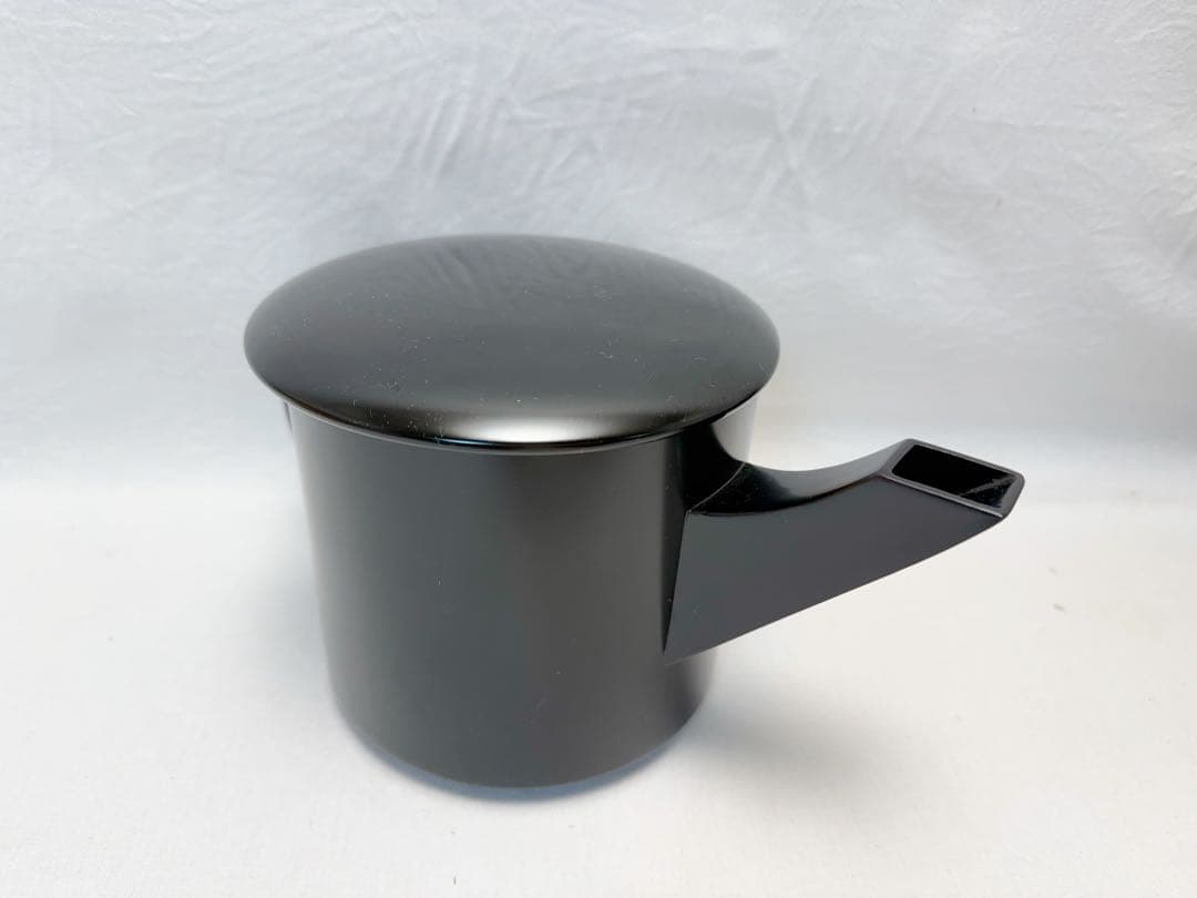 ほぼ未使用 懐石道具 木製黒真塗 会席用両次 4点セット 共箱