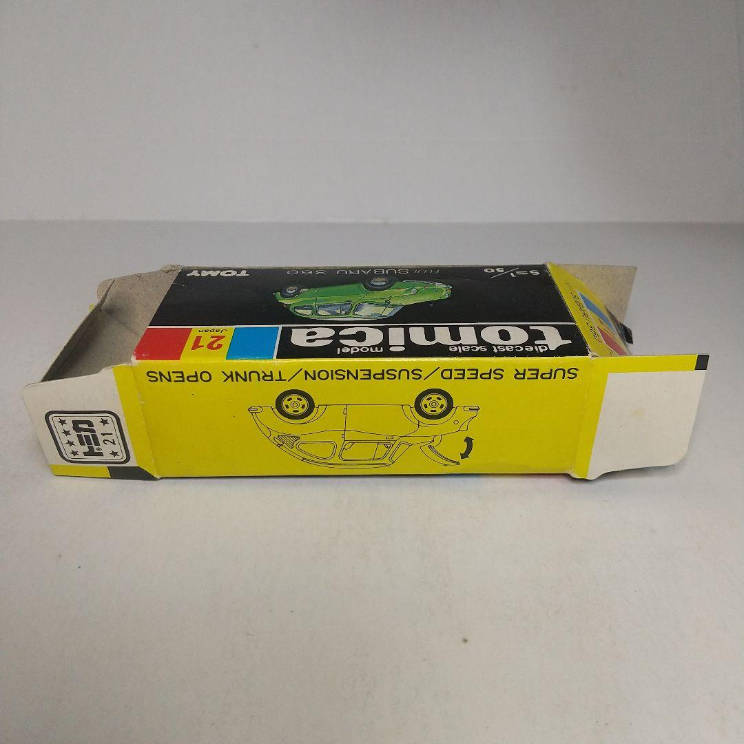 (2841)トミカ 黒箱 日本製 スバル 360 ブリヂストン