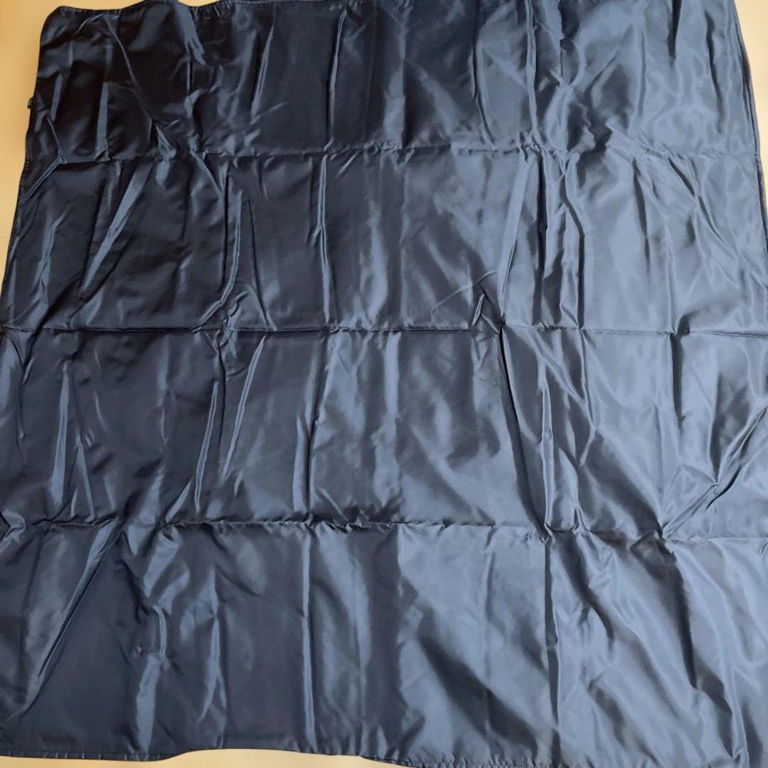 ツイードミルフリース✕チェックウールバッグ型防水ピクニックラグ137x137cm