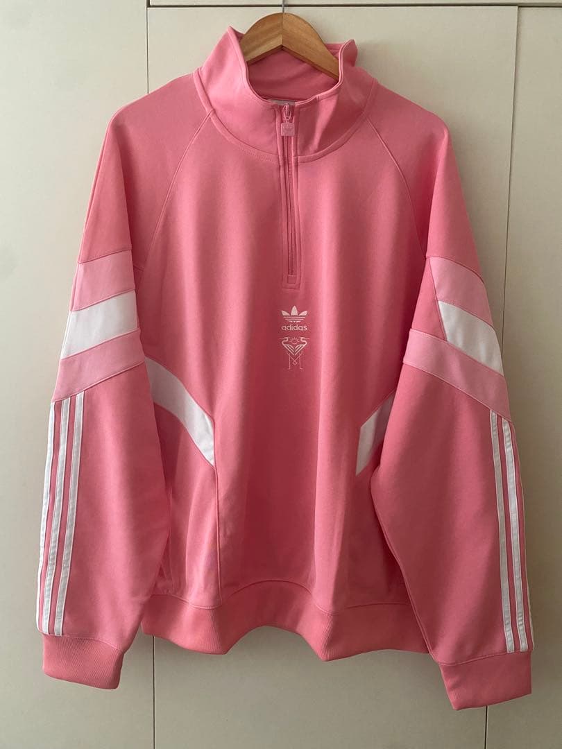 adidasインテル・マイアミCF ハーフジップ クルーネックスウェット 3XL