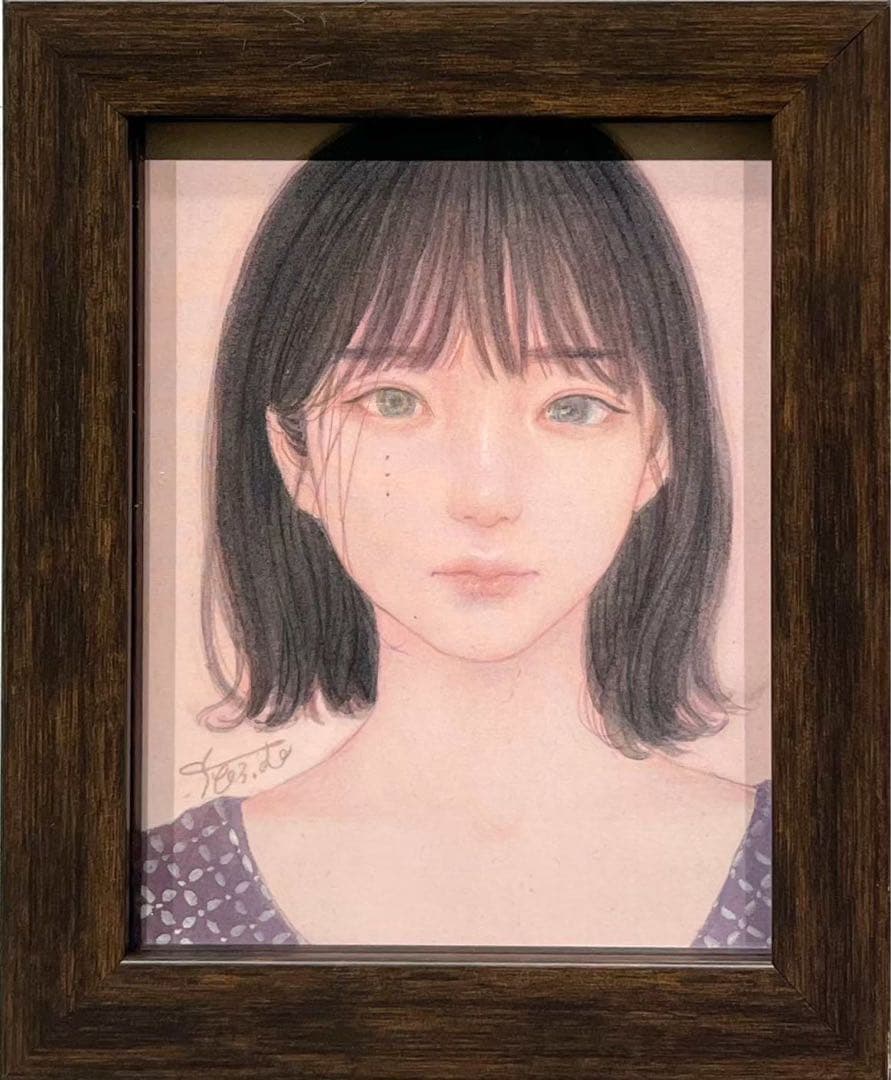 むらまつちひろ「eyes-1」2021年作品