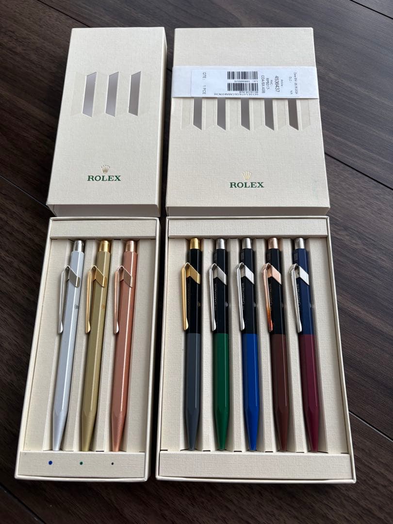 ROLEXロレックス 新品未使用カランダッシュ製ボールペン 2セット