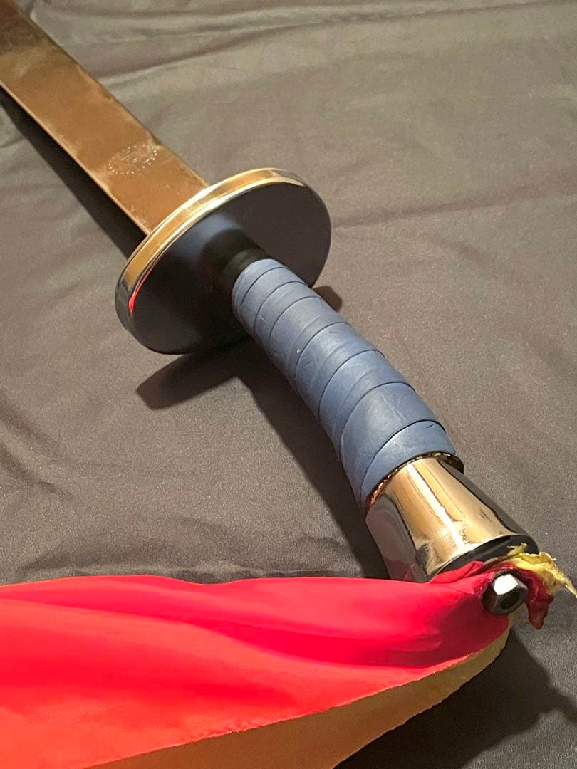 中国武術 競技用響刀 鞘無 軟鉄製 音鳴 カンフー 少林寺 長拳用 刀身約71㎝