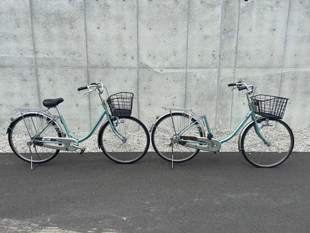 R41 愛知 ブリヂストン EBU60 エブリッジ 26インチ 水色 2台セット