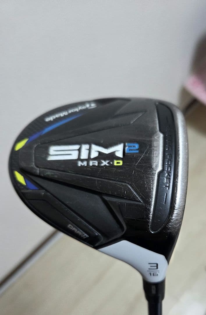 SIM2 MAX-D フェアウェイウッド 3W ヘッドカバー付き