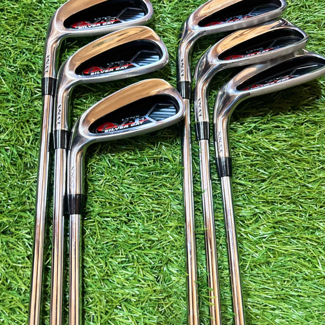 【レフティ】Lynx リンクス シルバーキャット LV-F アイアン セット