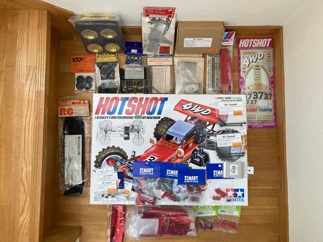 未組立ホットショット オプションパーツ メッキ仕様 絶版品含む メカ類プロポ無し