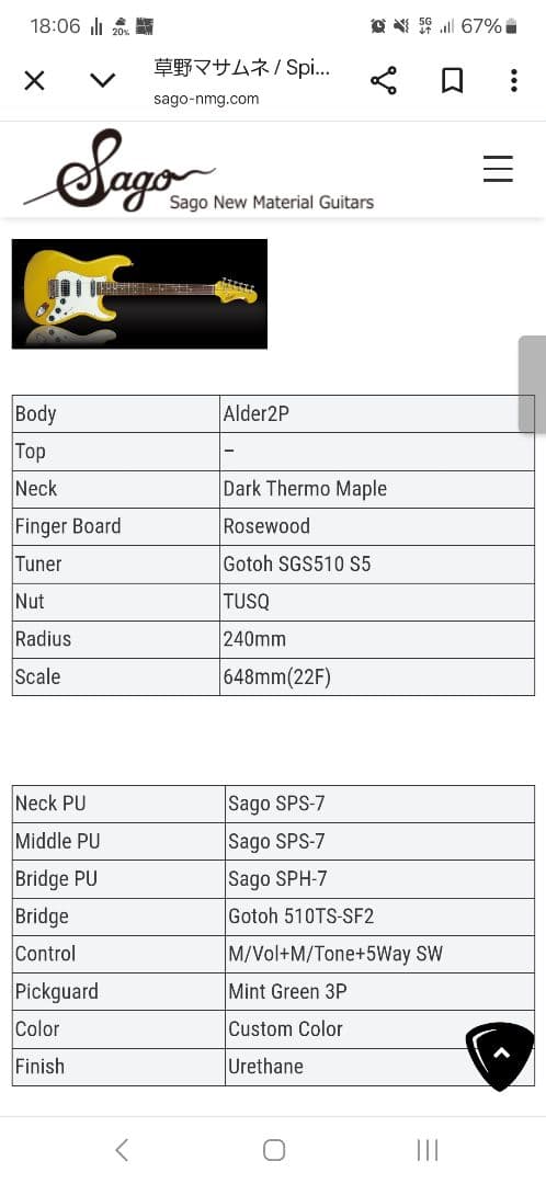 【金額相談】sago Classic Style-S ベアナックルPU搭載