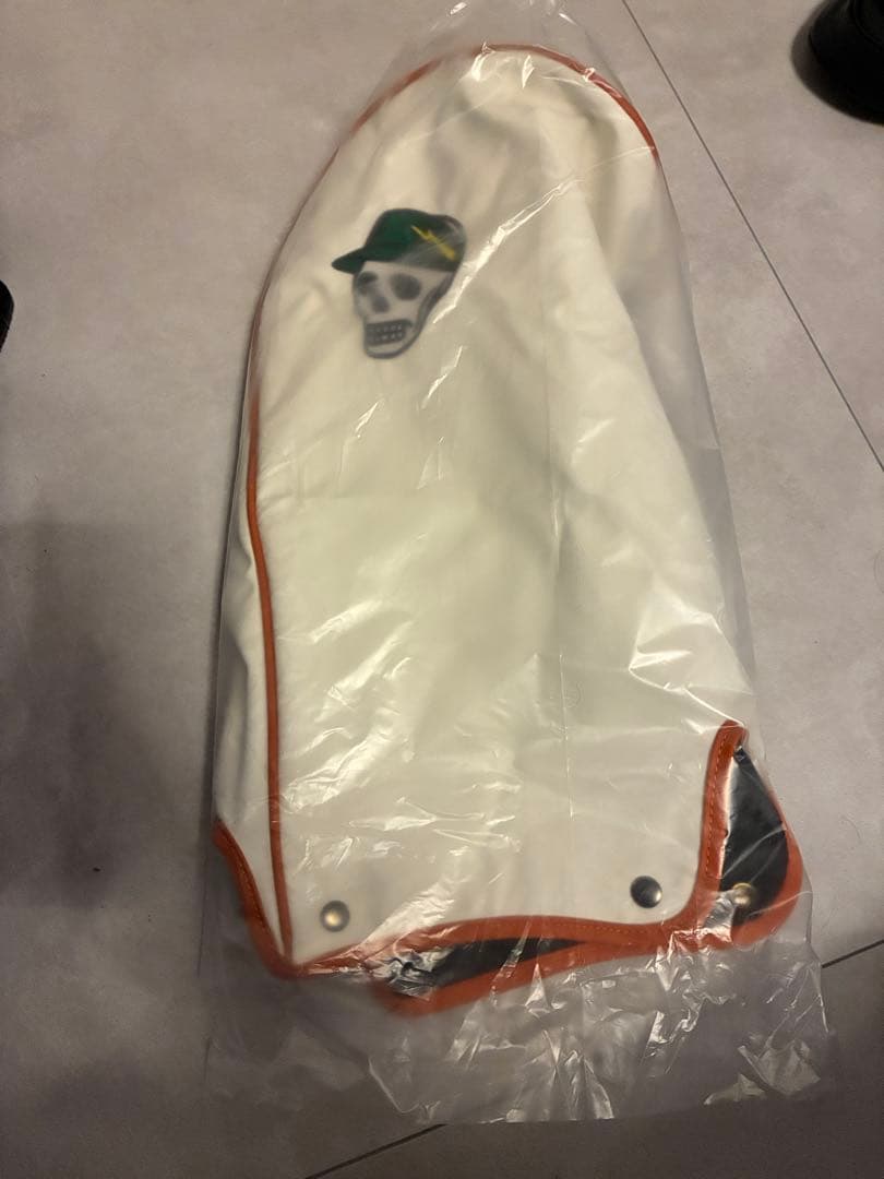 Devereux Golf キャディバッグ ホワイト/オレンジ