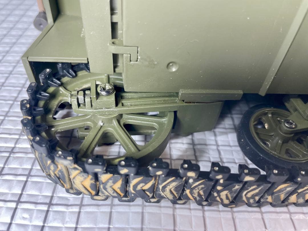 希少！COOL BANK1/16迷彩塗装版！「M5スチュアート」屋外未走行