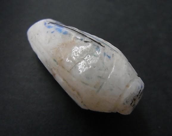 ★X1002★古代石 (199) 出土 青釉　クォーツ　ビーズ　大粒　ペンダント