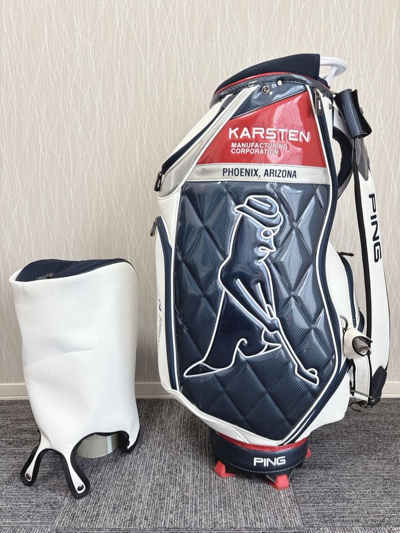 美品❗️PING/KARSTEN 9.5型 キャディバッグで大変希少なモデル
