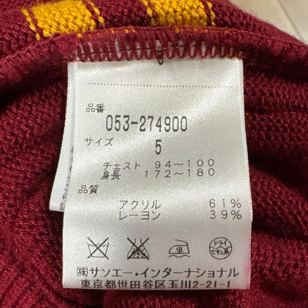 PEARLY GATES ワインレッド カーディガン