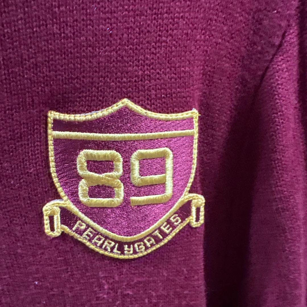 PEARLY GATES ワインレッド カーディガン